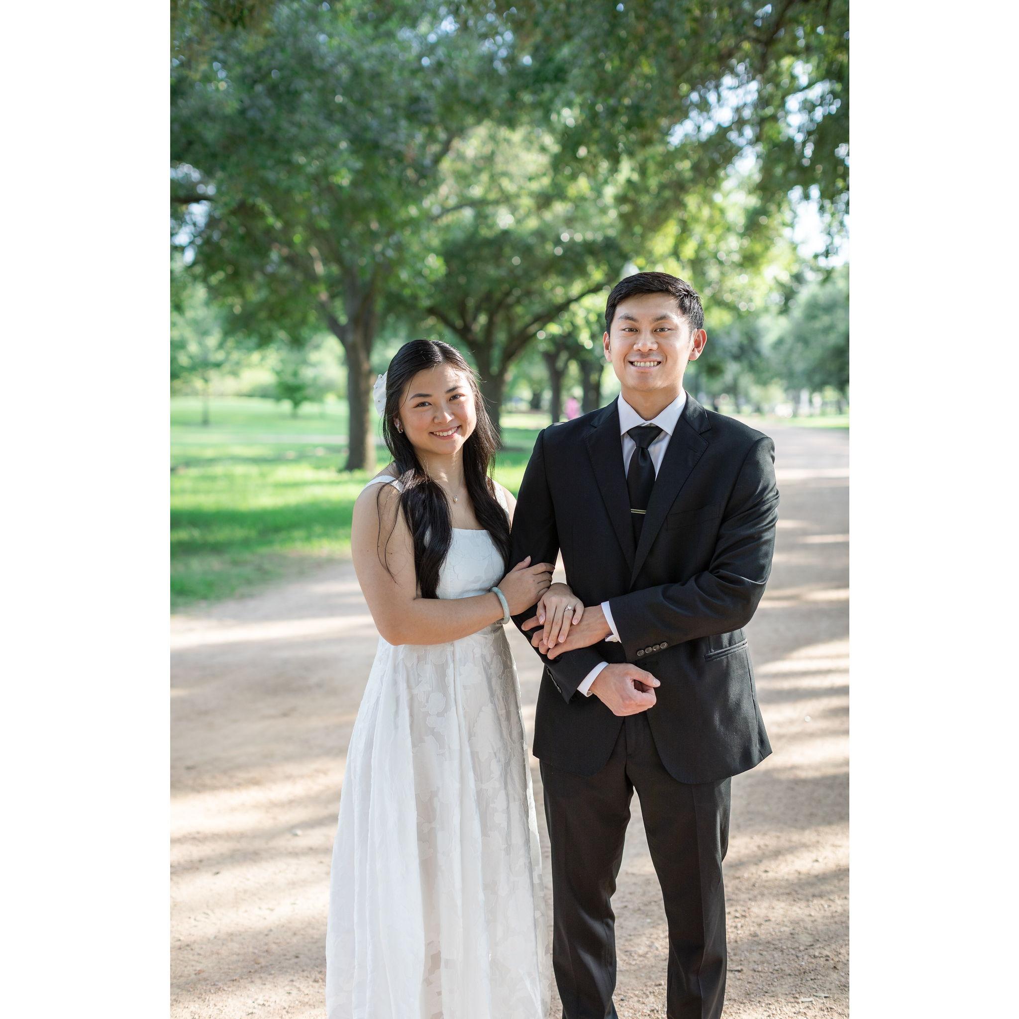 From our engagement session once we returned to Houston