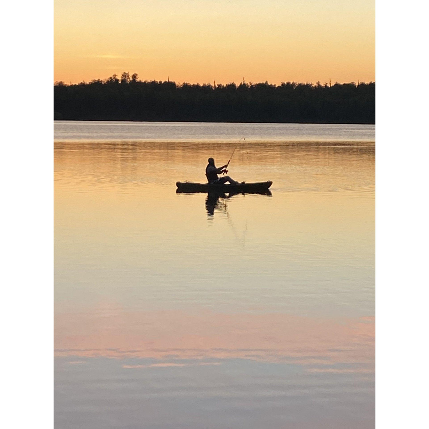 Coy learned to fish for trout at a favorite lake (no we aren't sharing the secret spot!)