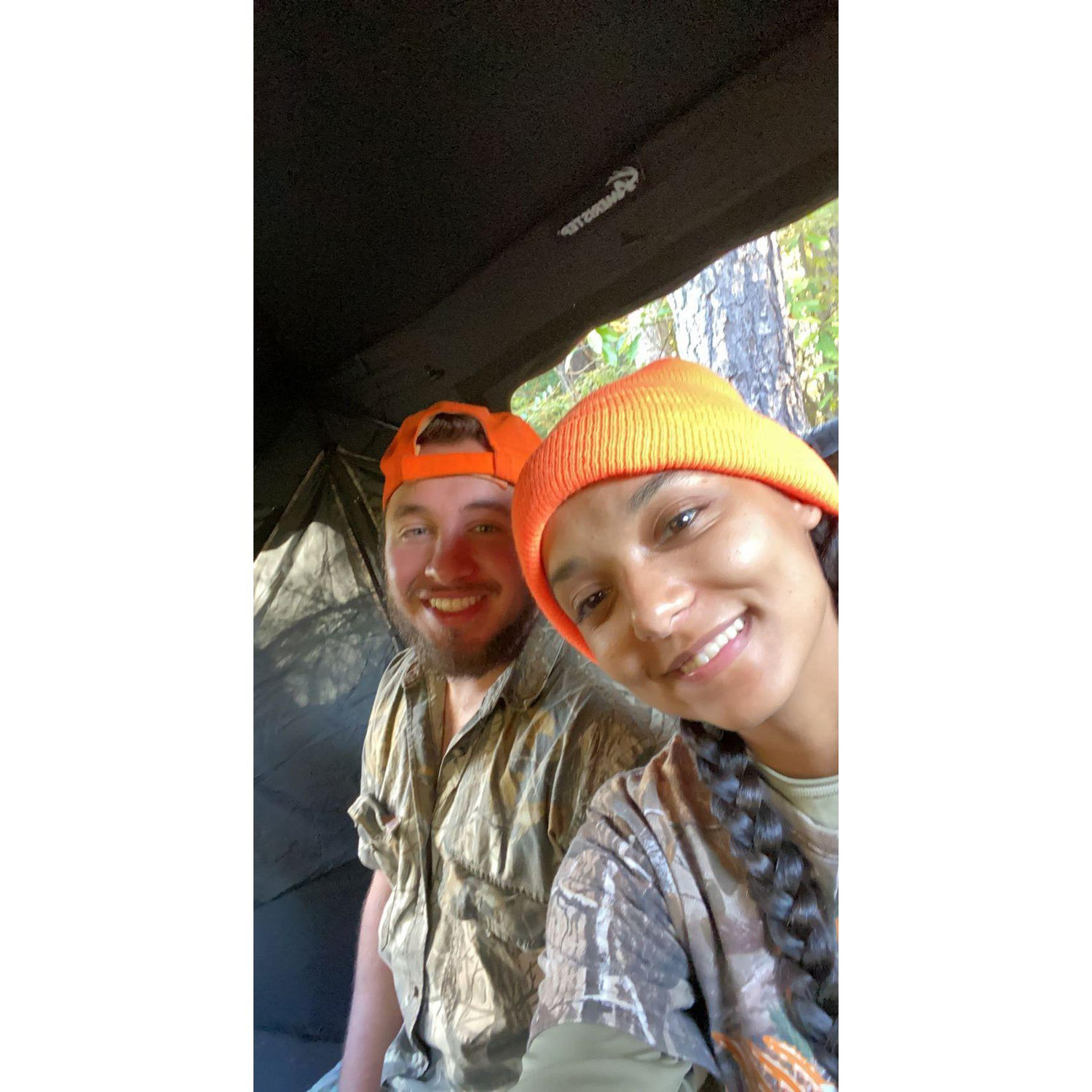 Our first hunt together
