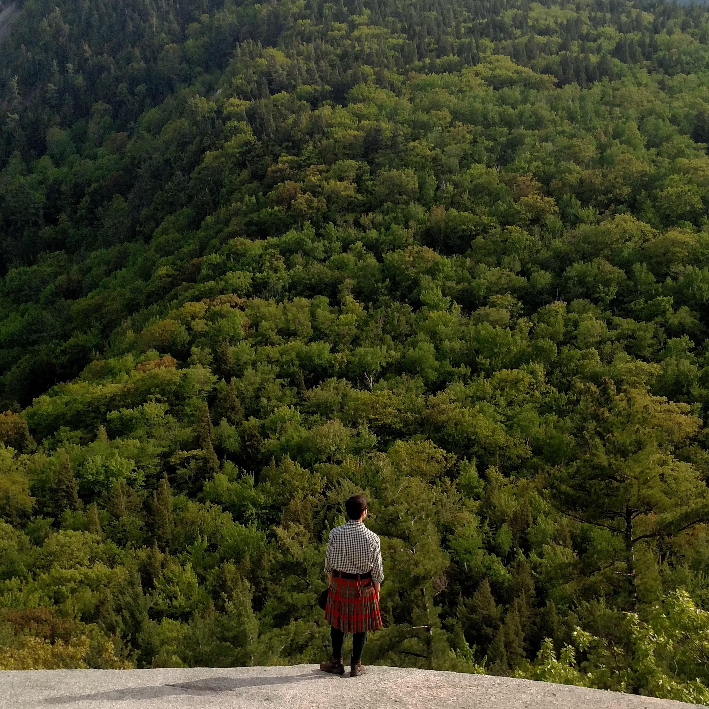 He just has to soak in mountains now and then.