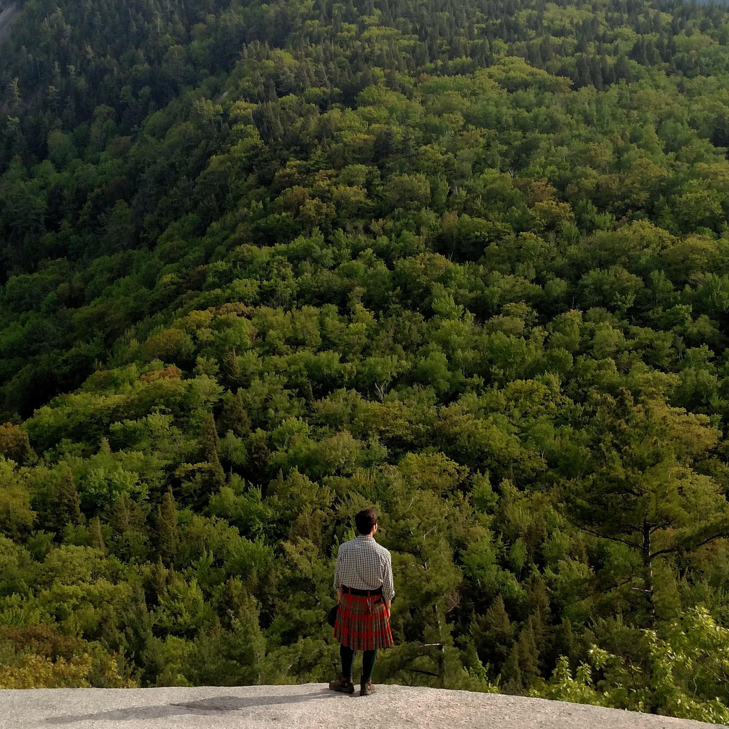 He just has to soak in mountains now and then.