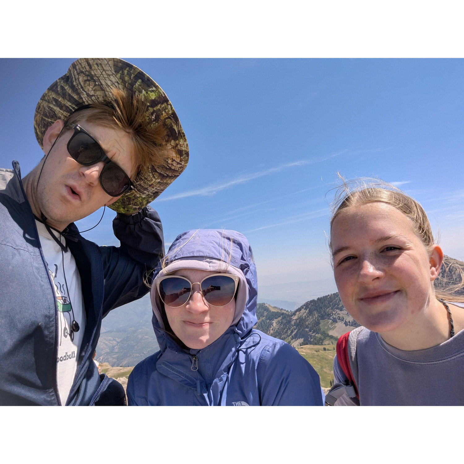 Made it to the top of Timp. (Thanks for warming me up with some snuggles)