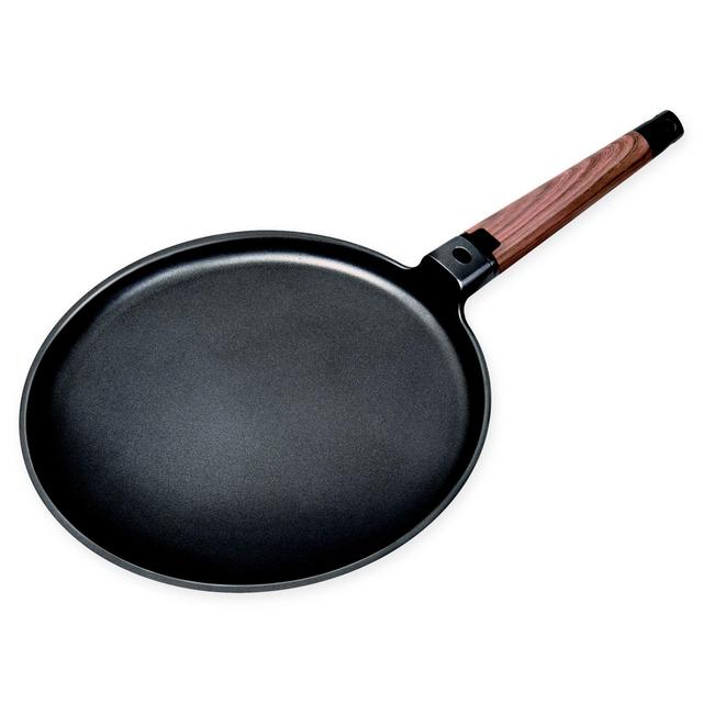 MasterPan 11-Inch Nonstick Cast Aluminum Crepe Pan in Black