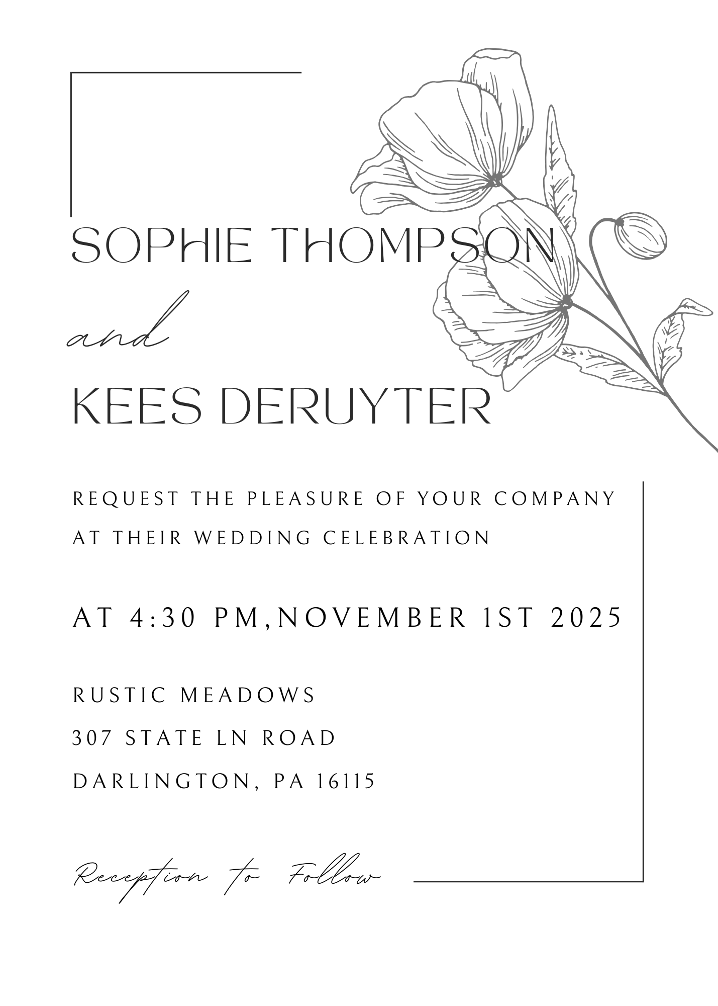 The Wedding Website of Sophie Thompson and Kees Deruyter