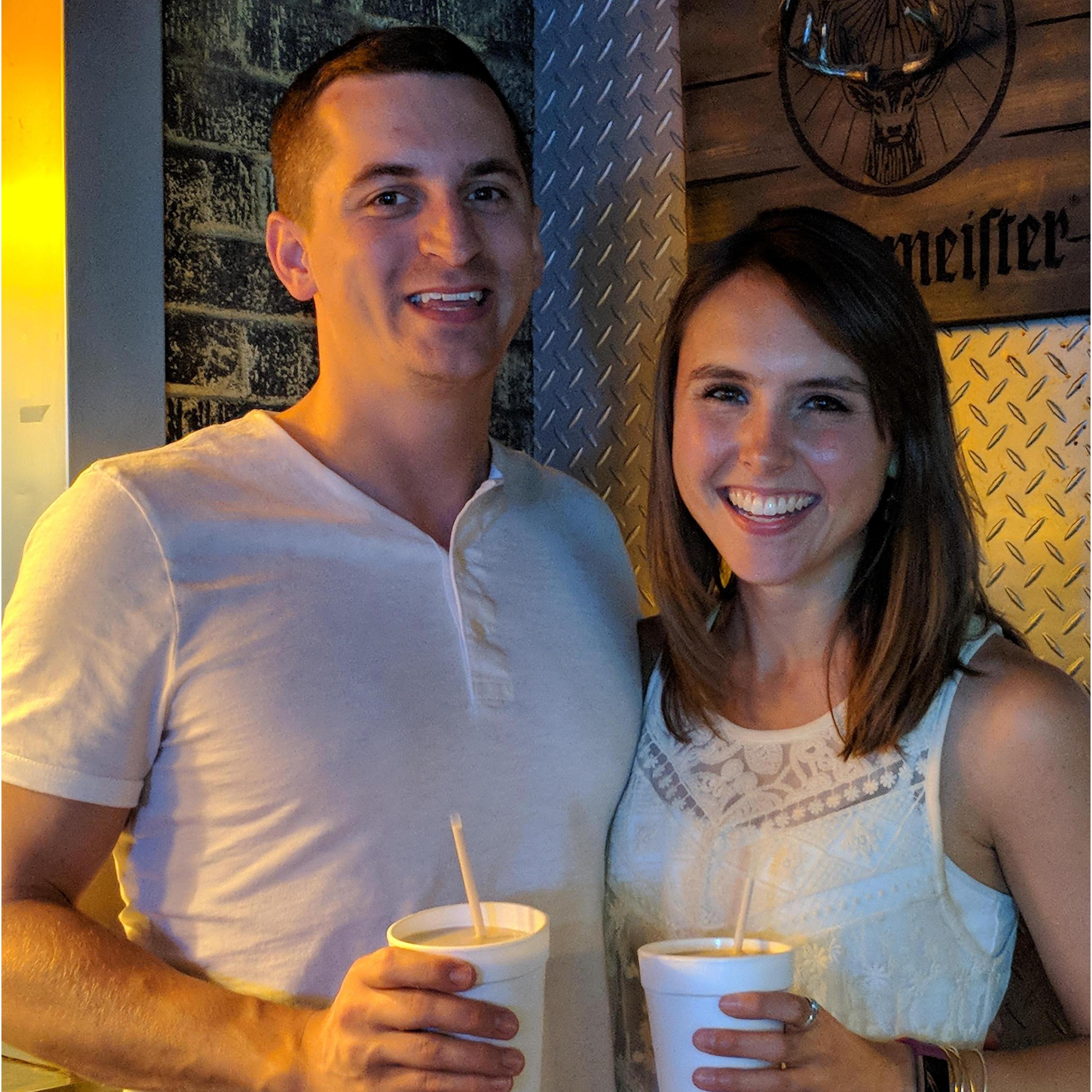 Enjoying a "Bushwhacker" in Nashville, TN!