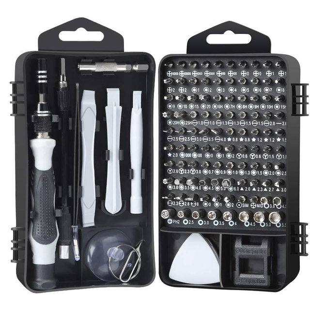 Precision Screwdriver Set, Lifegoo 117 in 1 Magnetic Repair Tool Kit for iPhone Series/Mac/iPad/Tablet/Laptop/Xbox Series/PS3/PS4/Nintendo Switch/Eyeglasses/Watch/Cellphone/PC/Camera/Electronic