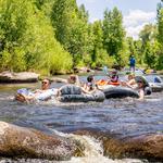 Tubing the Yampa River