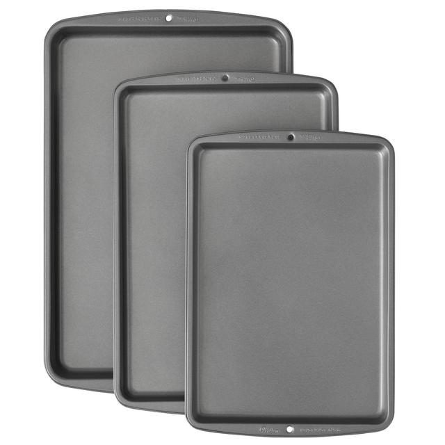 Wilton Bake It Better Non-Stick Baking Pan Set, 3-Piece
