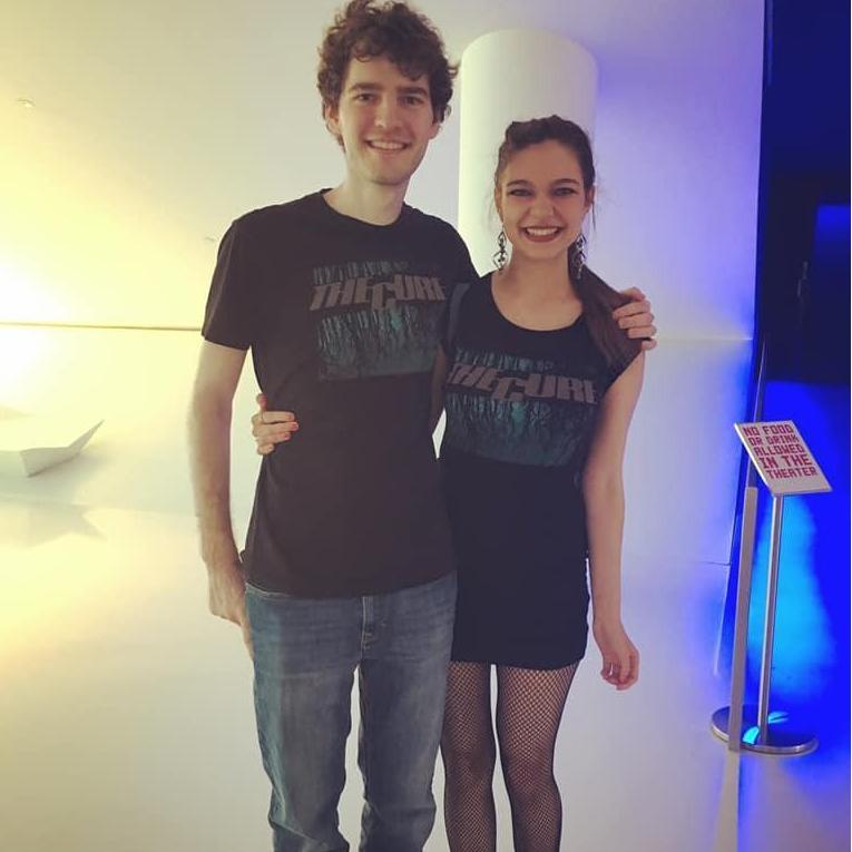 Jeva and Forrest saw The Cure on back to back nights in 2016.