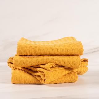 Monaco Jumbo Waffle Kitchen Towel, Set of 4