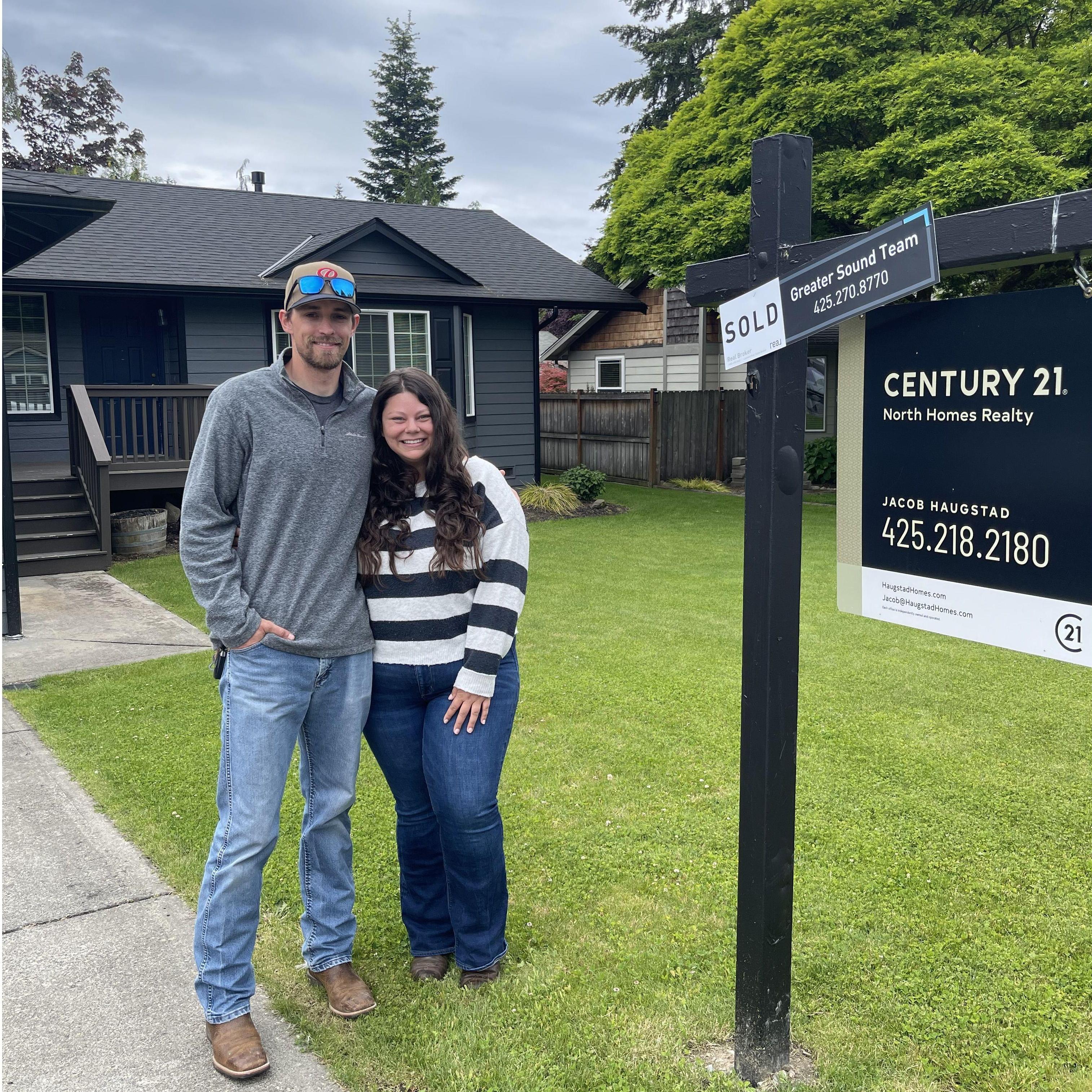 Final walkthrough of our house before we got the keys!