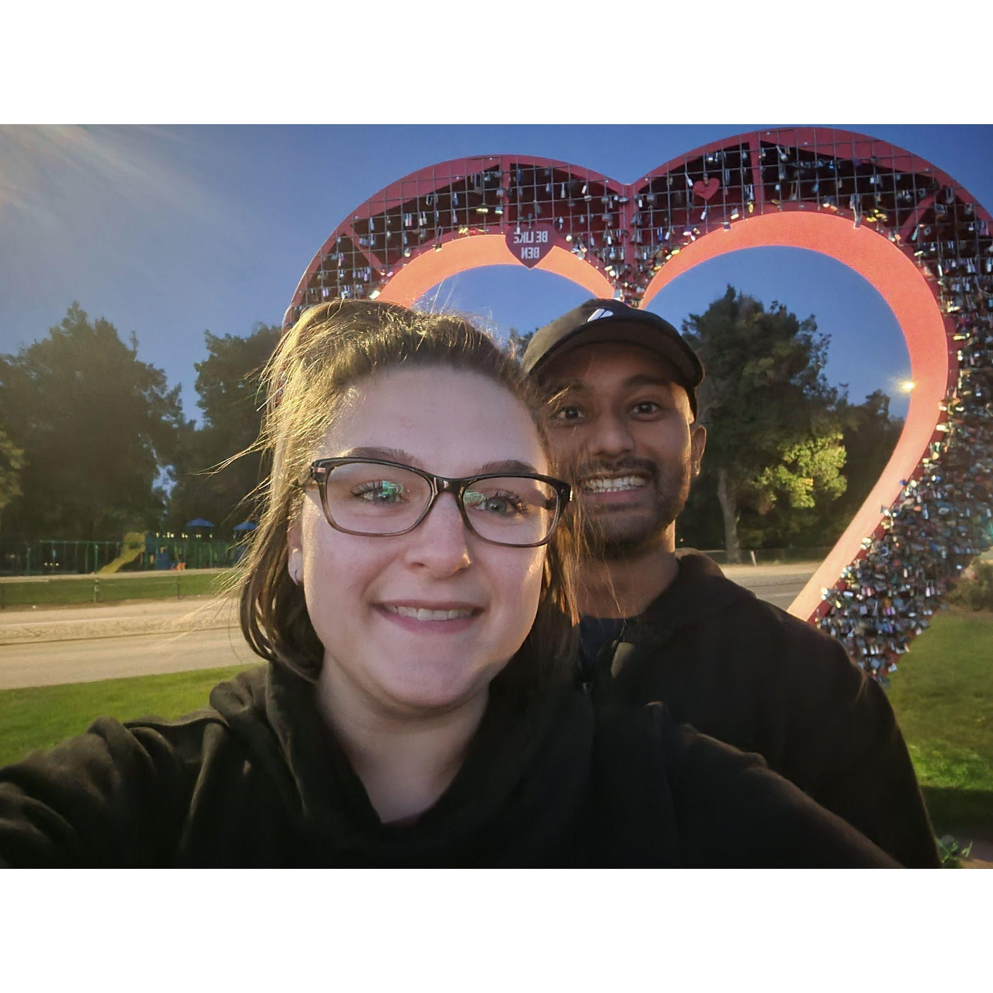 Locked our love in Loveland, Colorado