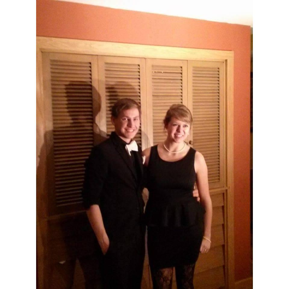 Our first dance together. Snowball 2014. It was a girl ask guy dance if that tells you who wears the pants in the relationship.