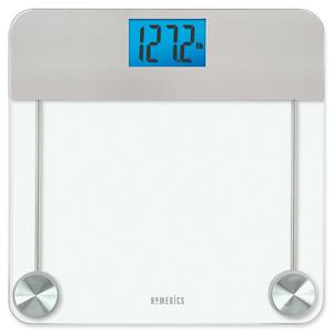 HoMedics® Stainless Steel/Glass Digital Bathroom Scale