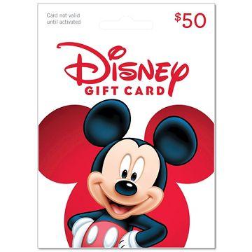 Disney gift card