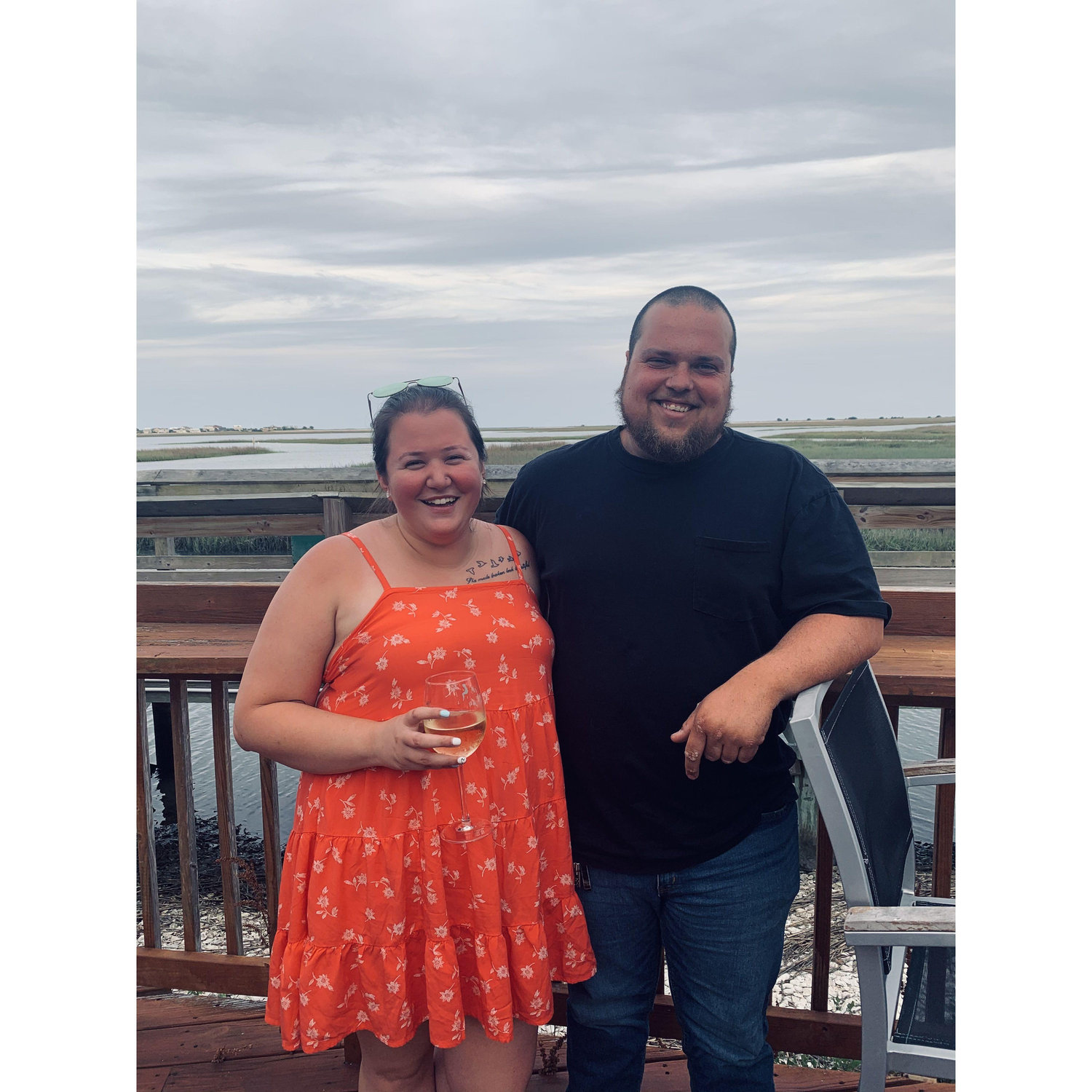 Our first date- Murrells Inlet, SC