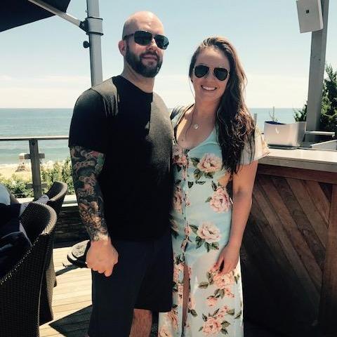 one year later, back to the same spot where he proposed