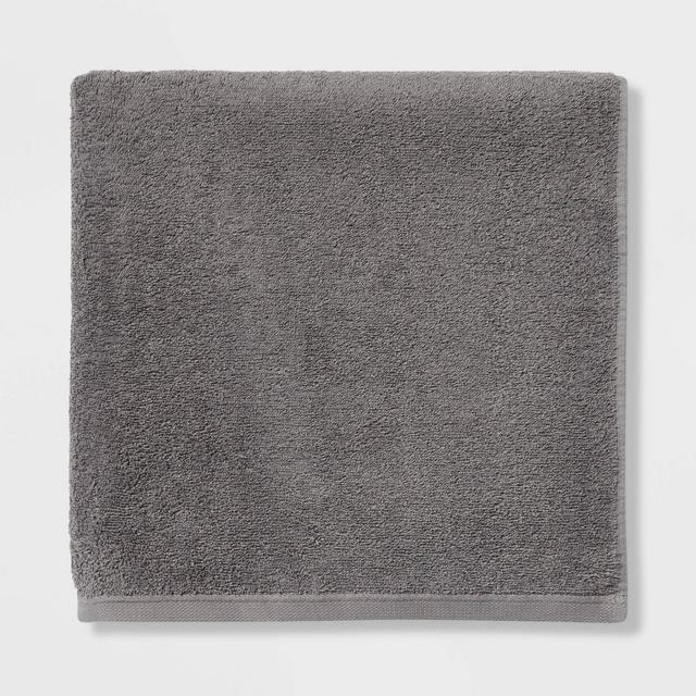 XL Everyday Bath Towel Dark Gray - Room Essentials™