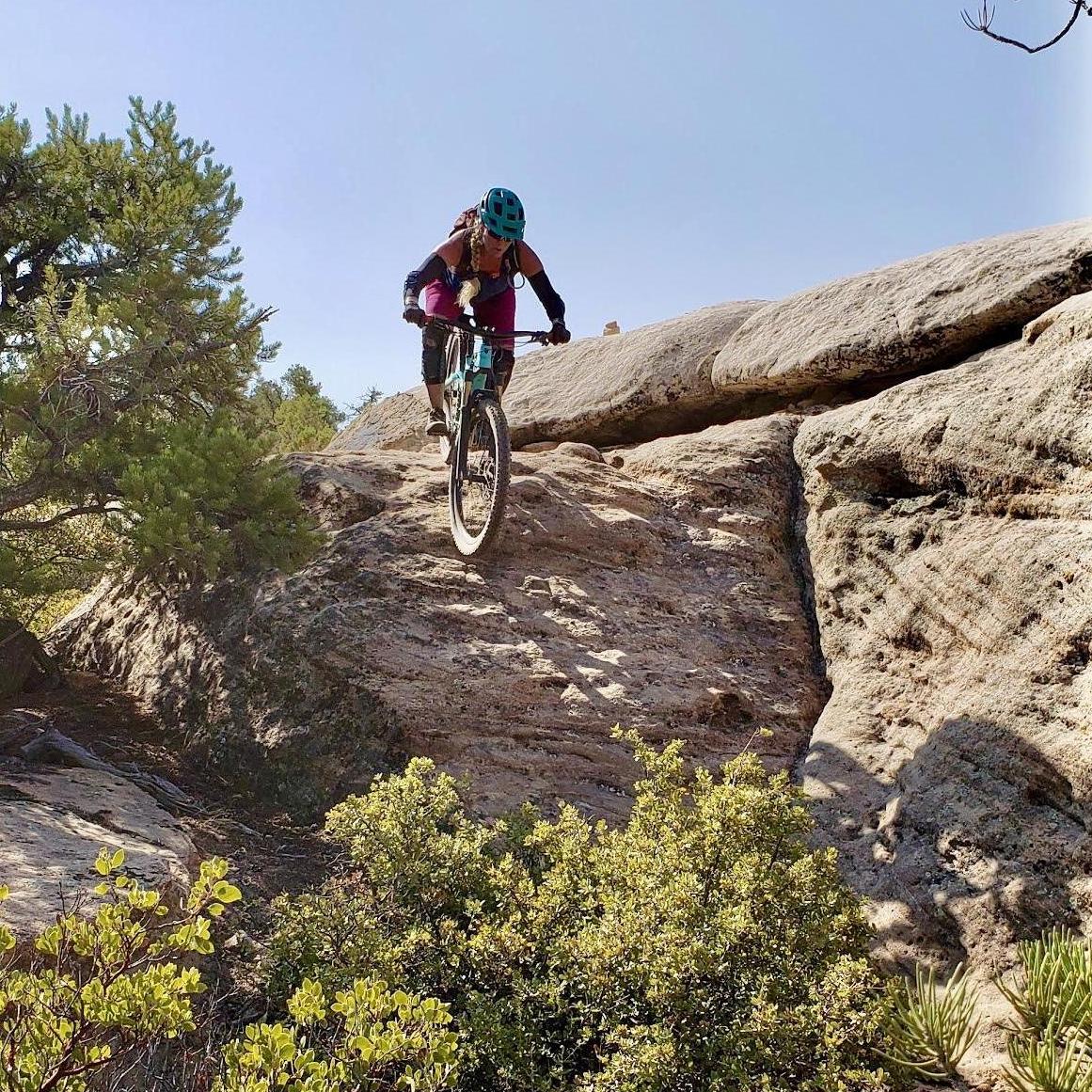 Julie on Grafton Mesa (Utah)