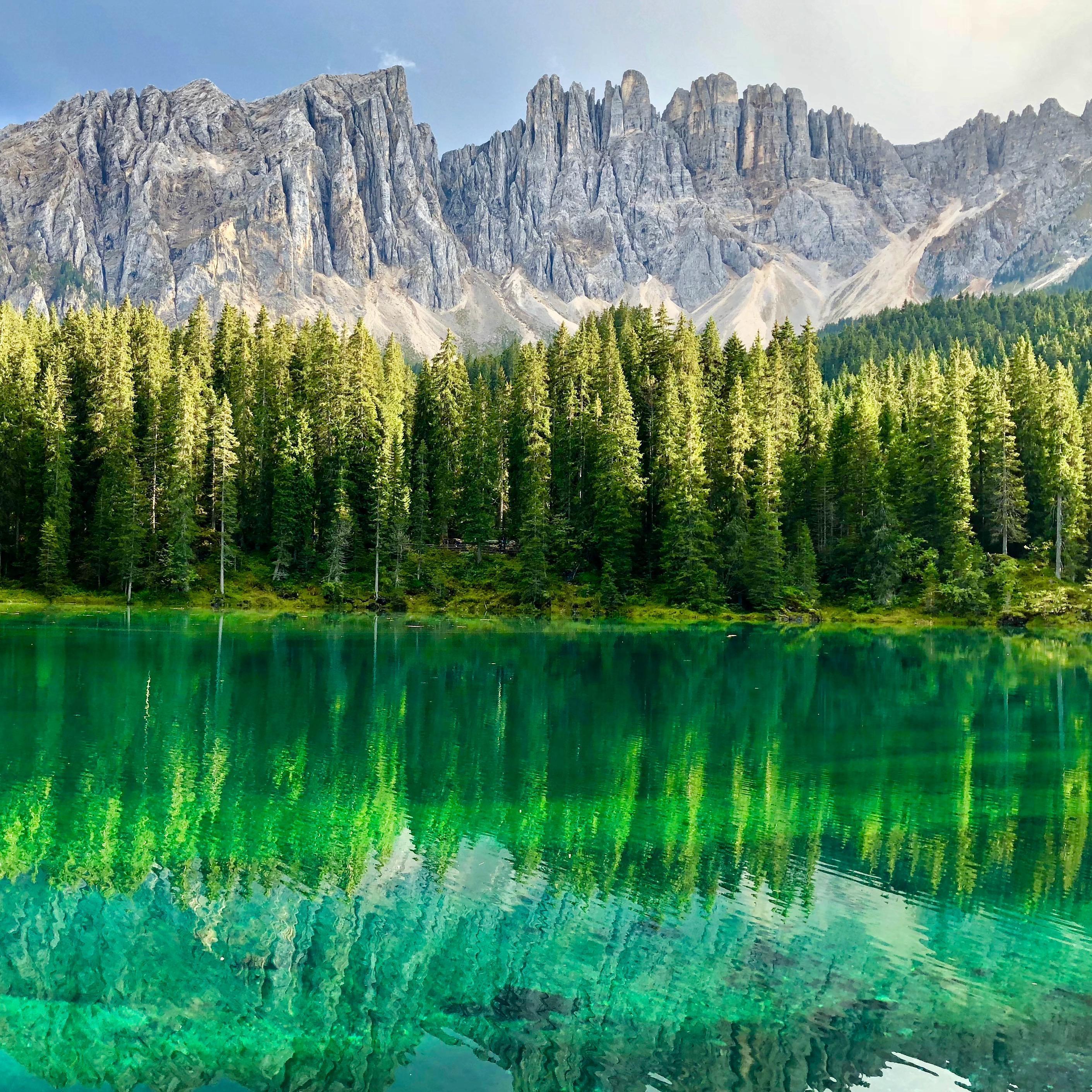 Italian Dolomites! Lake Carezza