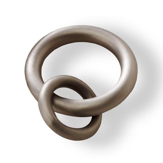 Round Rings, Set of 10, Small, Pewter