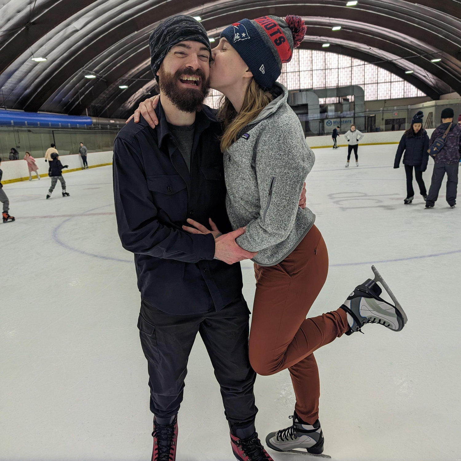 A little ice skating to finish off the winter -Feb 2024