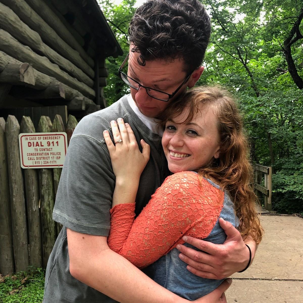 Right after we got engaged.