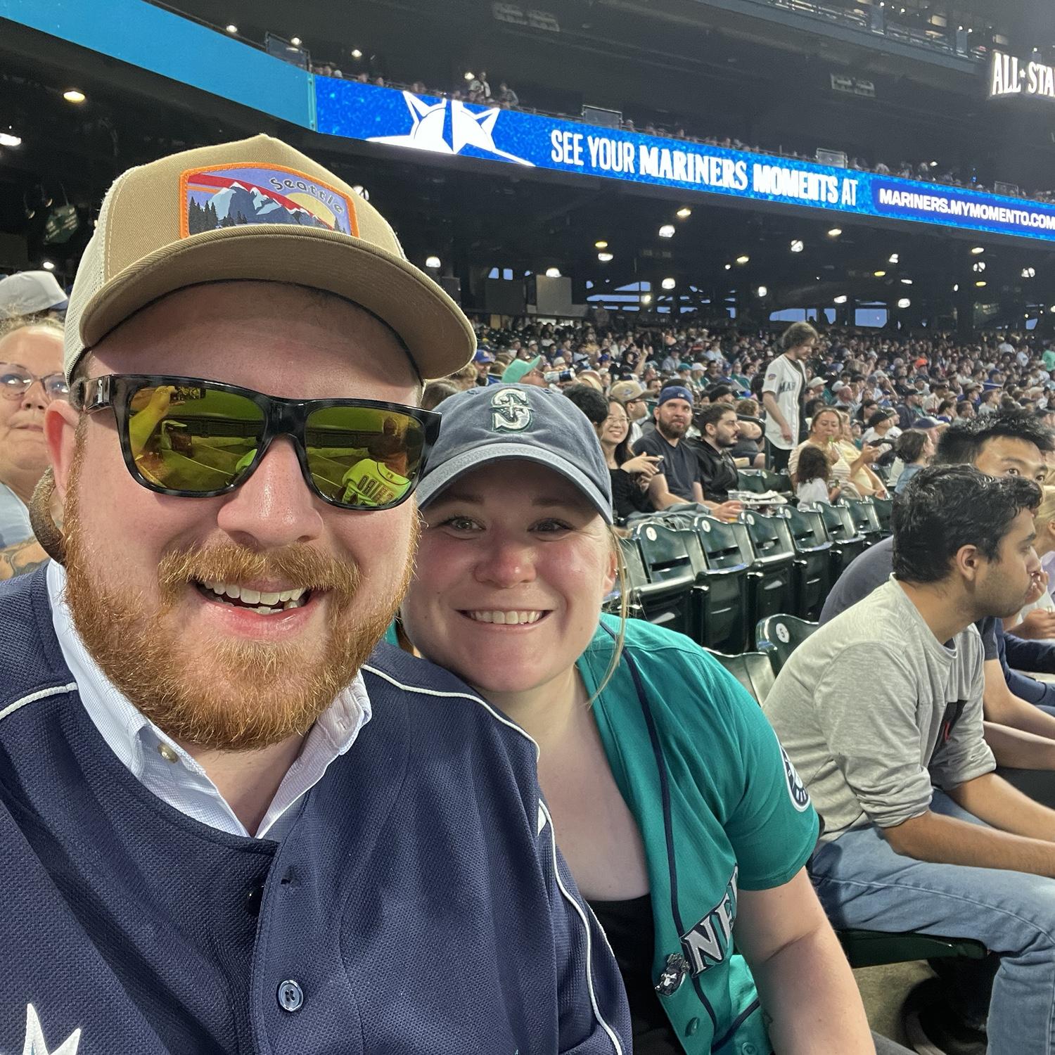 We go to ALOT of Mariners games.