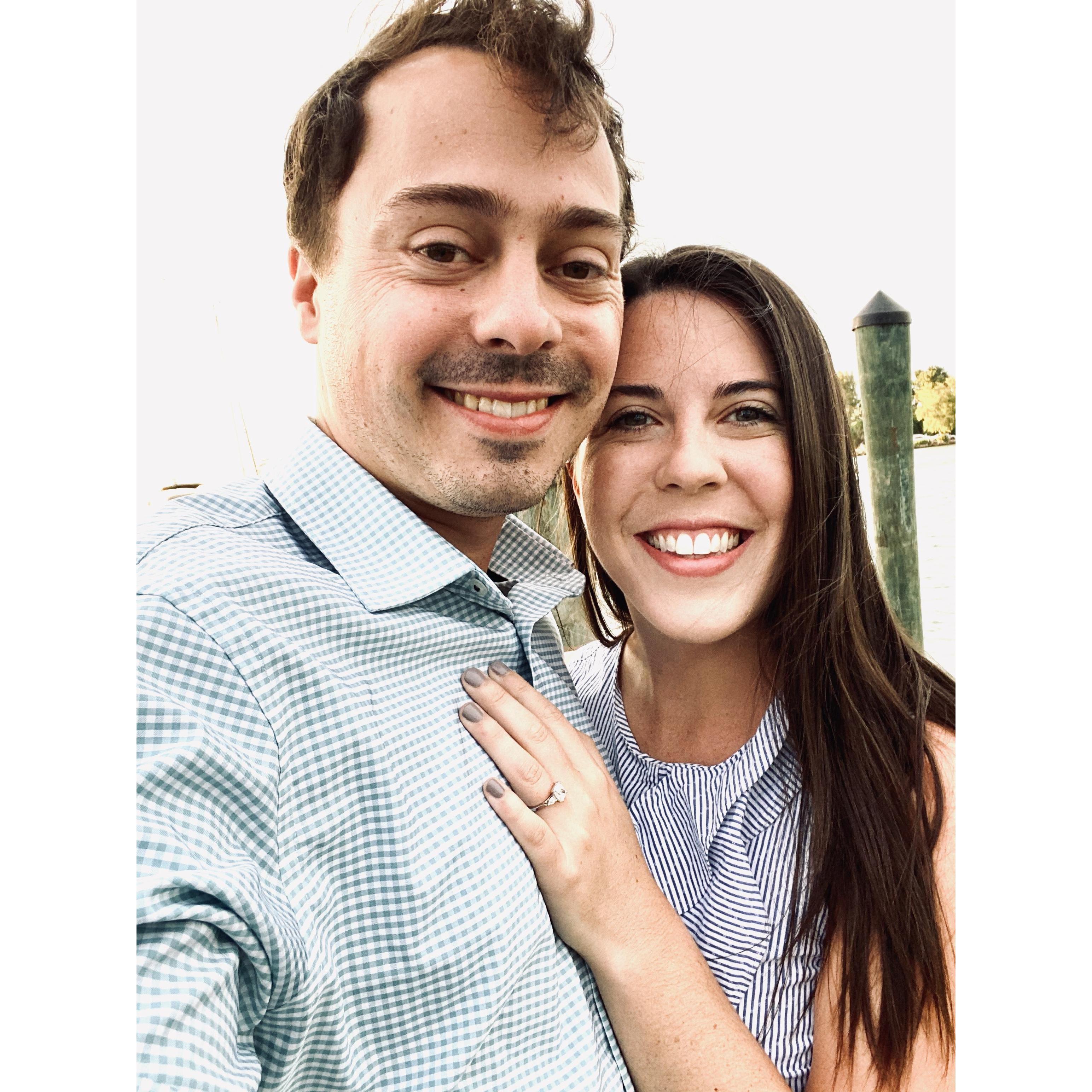 Shortly after Peter proposed in Casey Key, Florida - October 2020