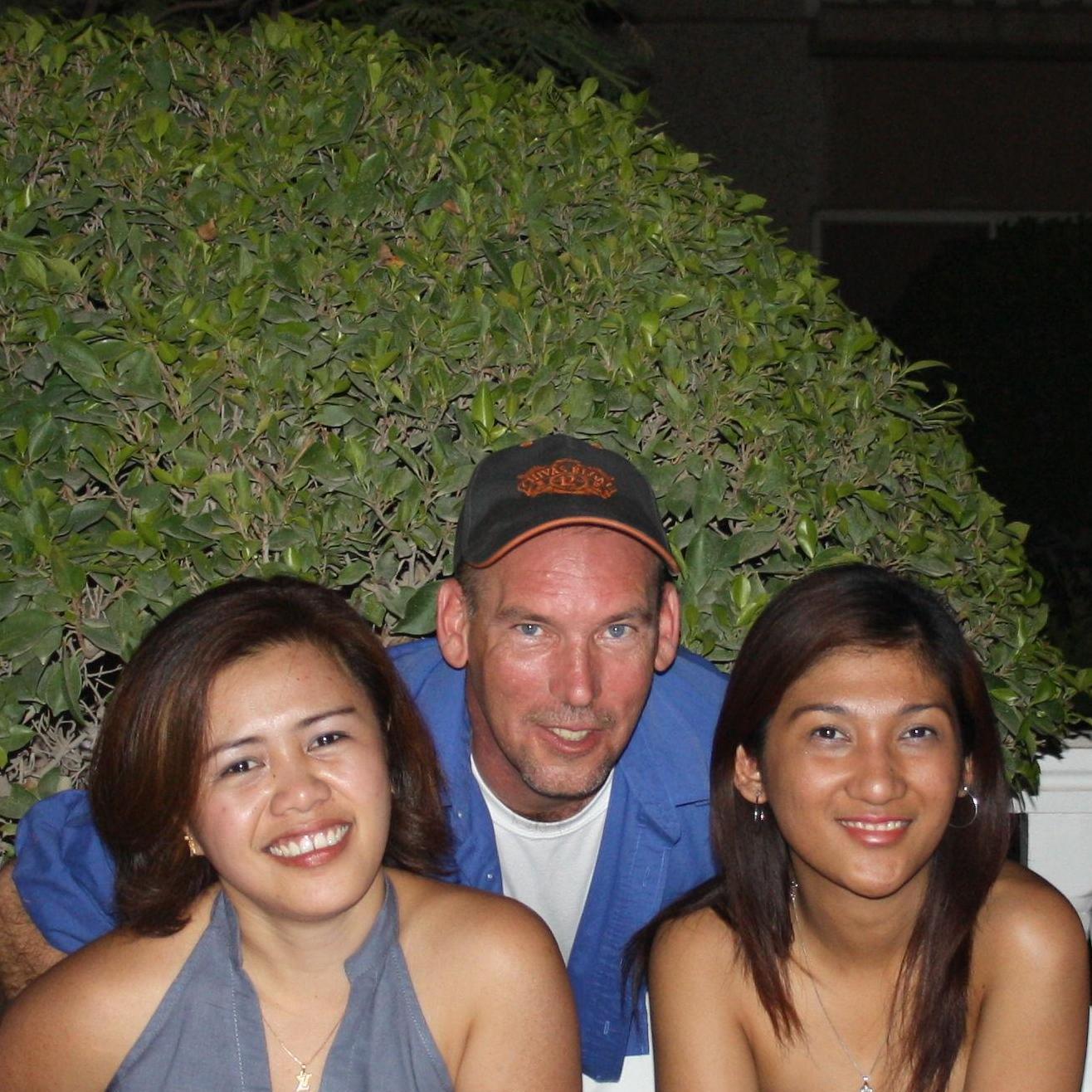 Thanks to my good friend Tin, I met my forever!:) At the barbeque party for his military retirement!:)