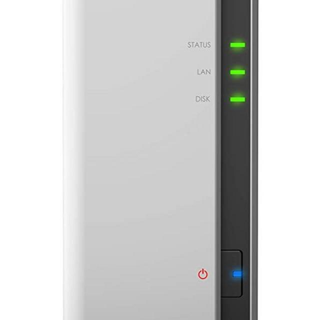 Synology DS120j 1 bay NAS DiskStation (Diskless), 512MB DDR3L