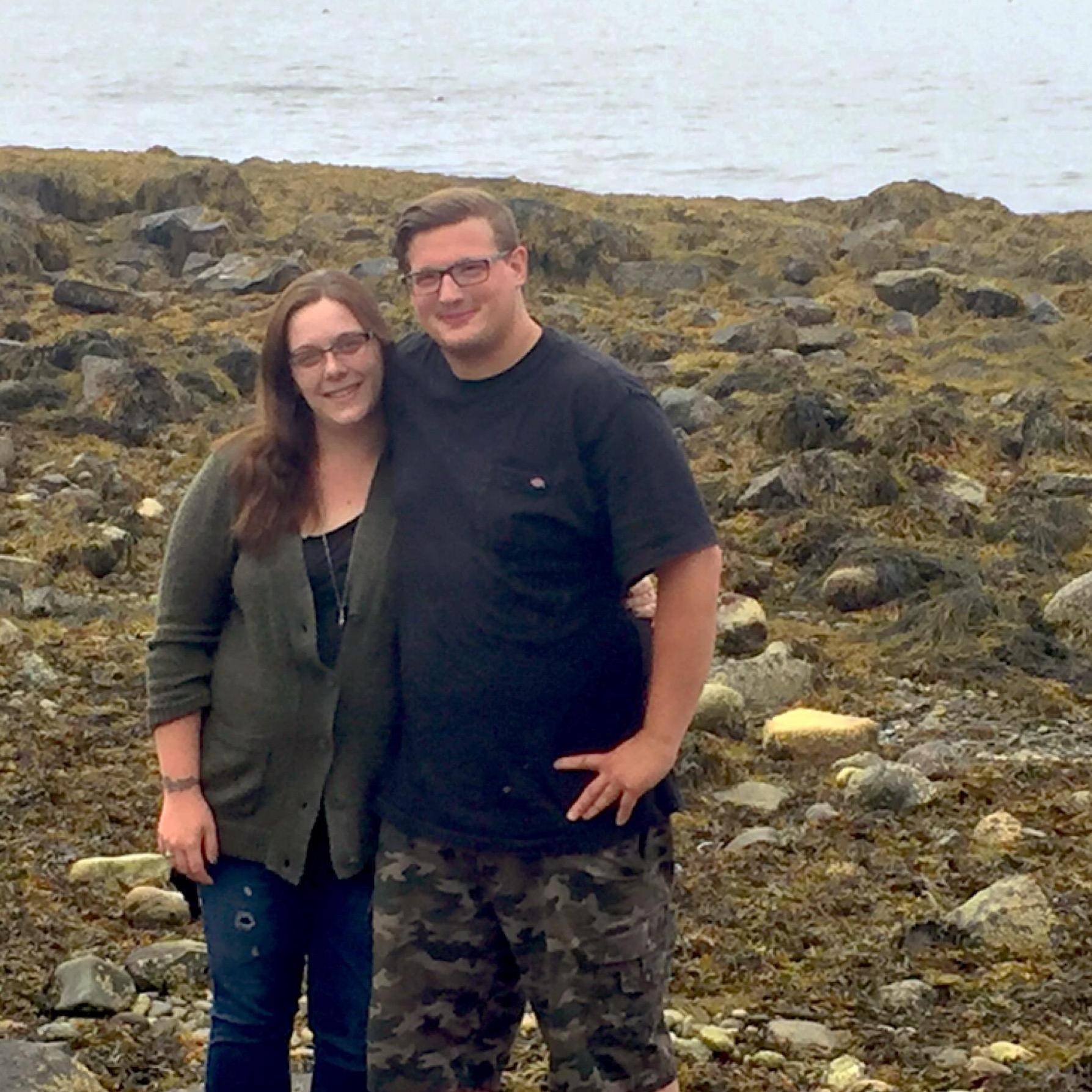 Enjoying each other's company during a fun trip to Maine
-August 2016
