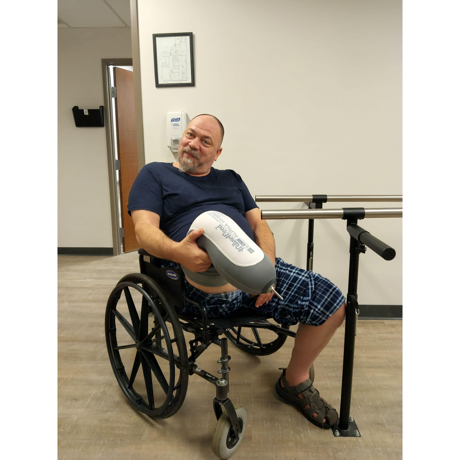 new leg!!! happy new year!