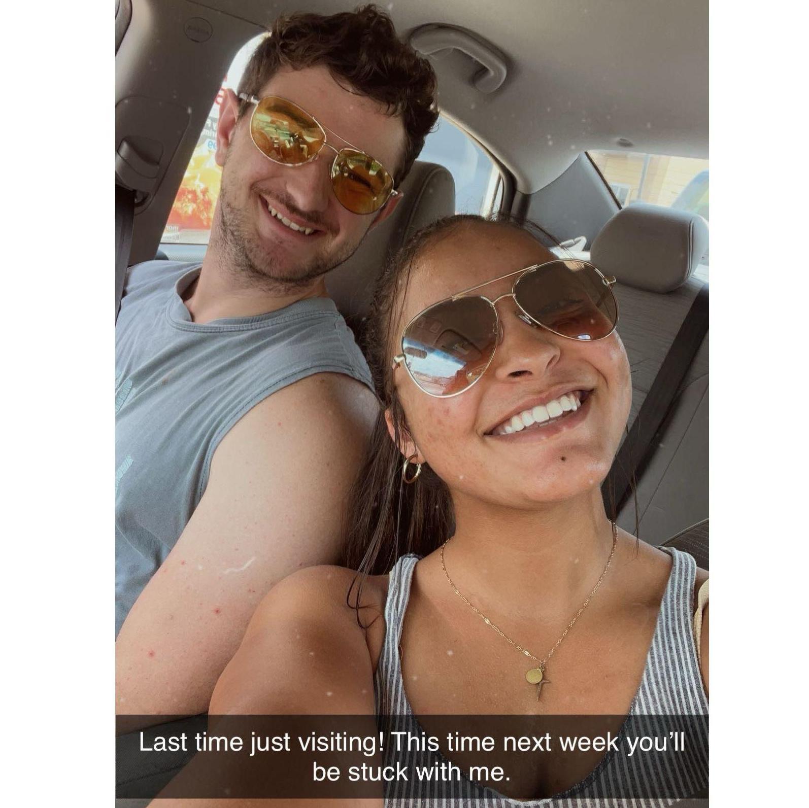 We moved in together in July 2022