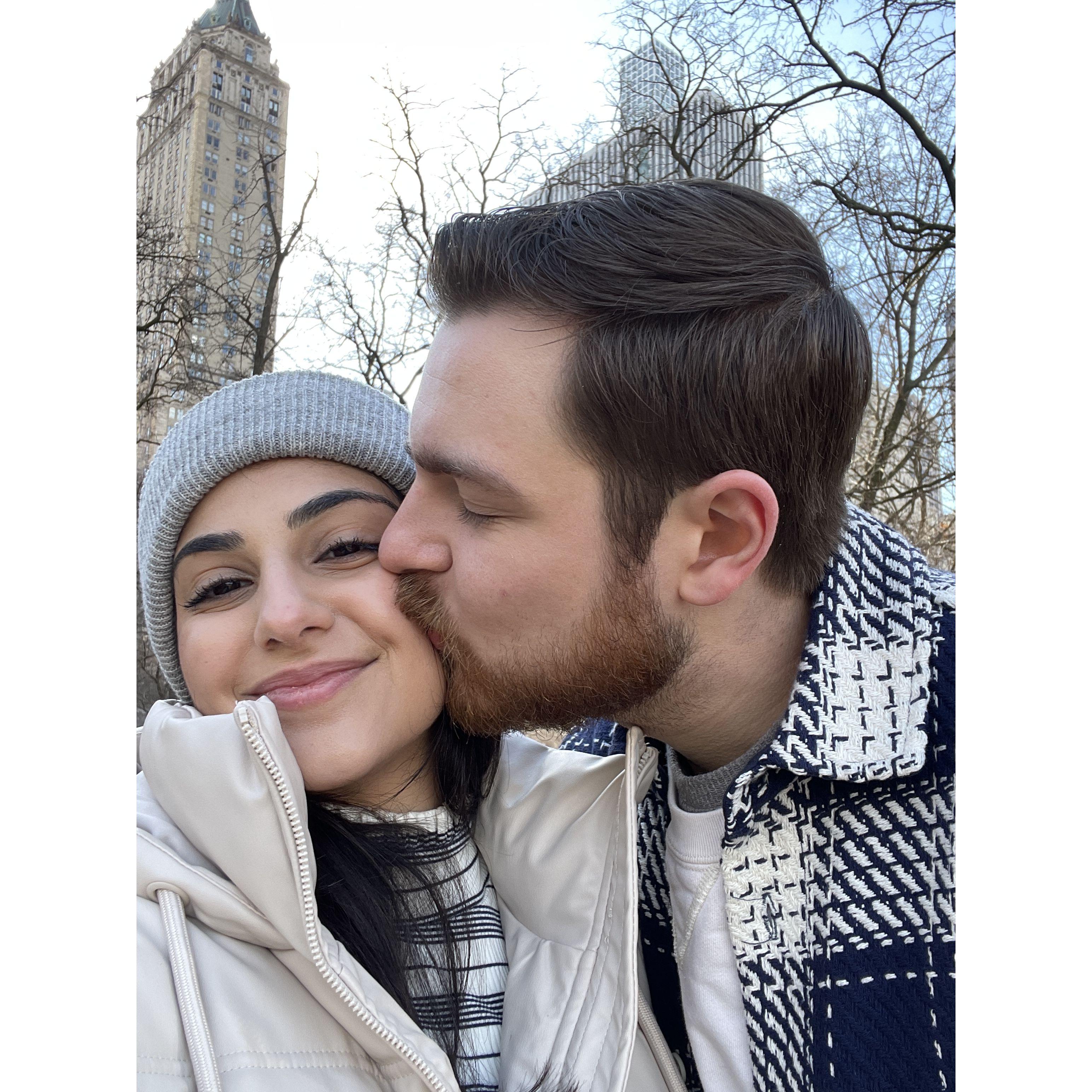 Went engagement ring shopping on this trip in NYC