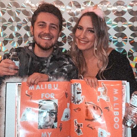 Christopher always makes sure Kaitlin is watered up on, especially her 21st birthday!