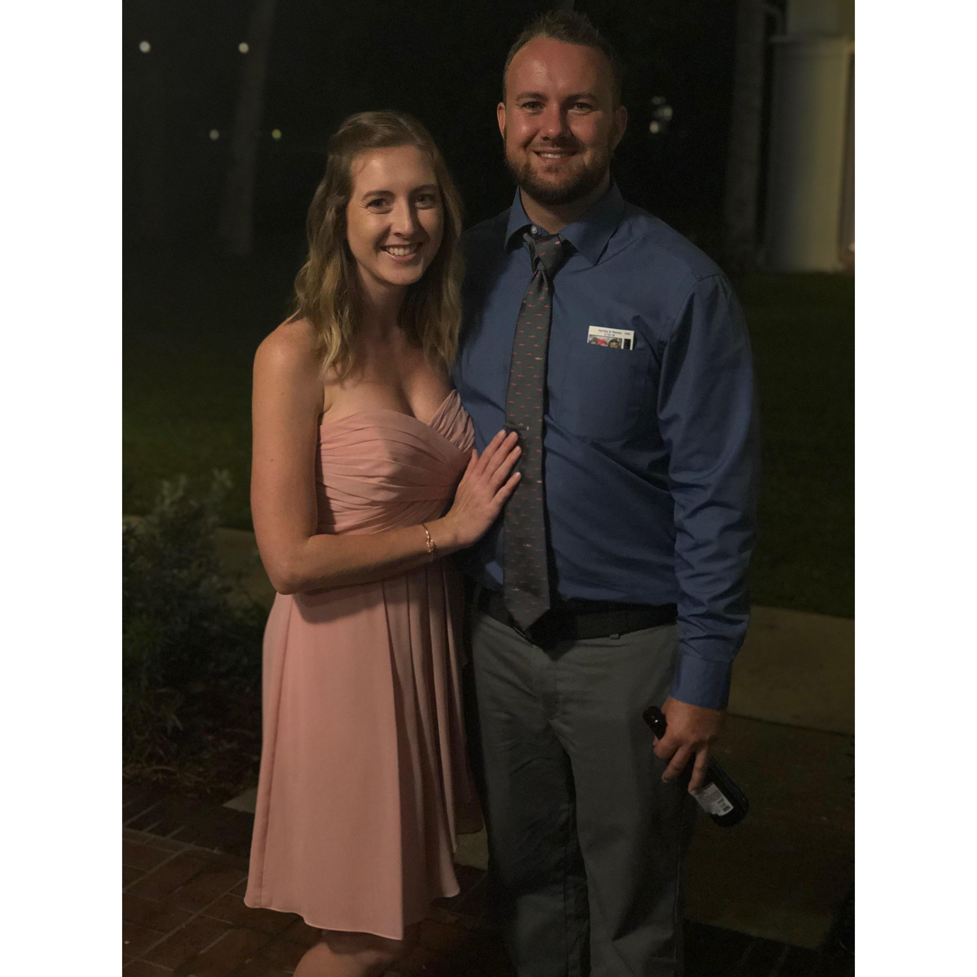 Our first wedding together, Ashley & Randys. 2018