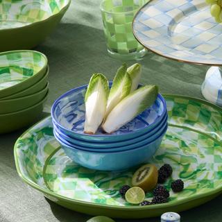 Check Melamine Small Bowl, Set of 4