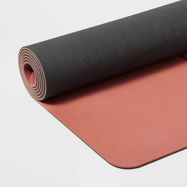 Yoga Mat TPE Peach Orange - All In Motion™