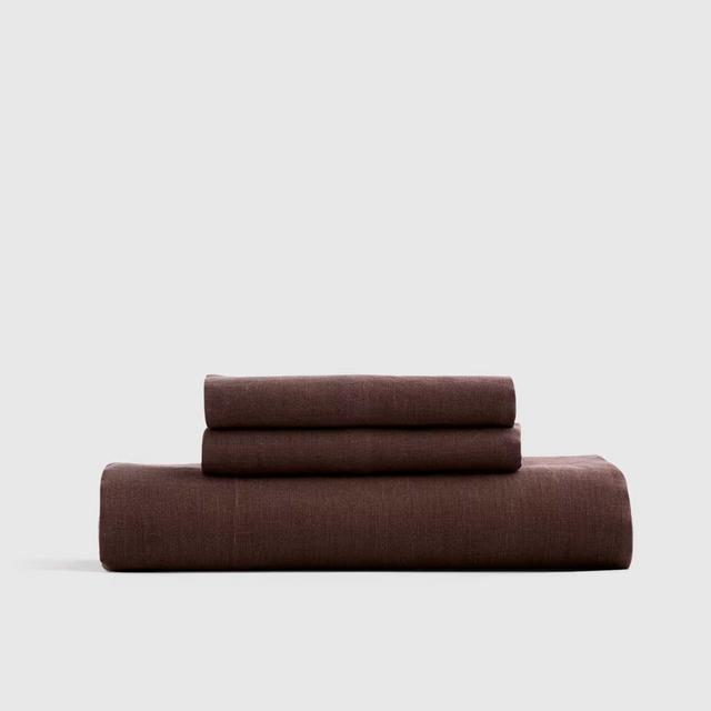 European Linen Fitted Sheet Set