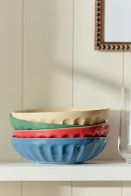 The Latte Stoneware Pasta Bowl, Set of 4: Amelie Edition