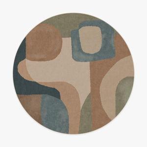 Justina Blakeney Sonia Sand & Ocean Rug | Ruggable - 8' Round