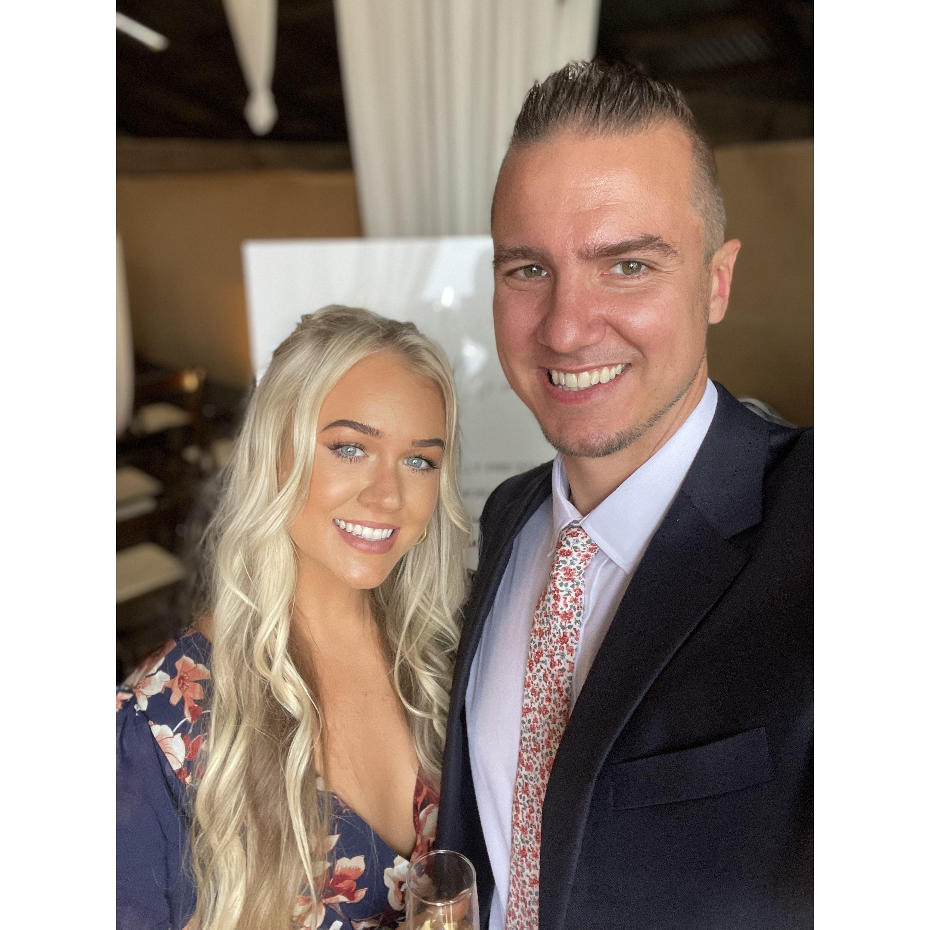 At Alex & Emma’s wedding