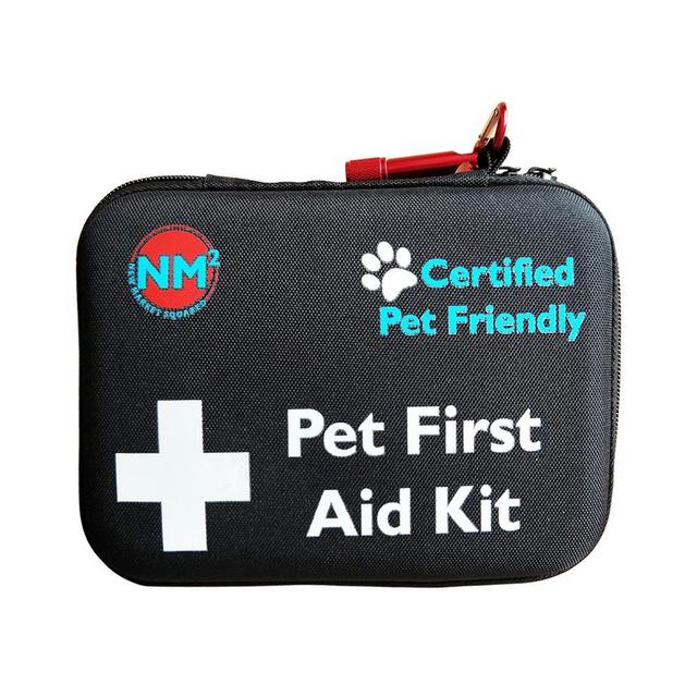Pet First Aid Kit for Dogs & Cats | 45 Piece First Aid Bag for Pets, Animals | Perfect for Travel Emergencies with Pet First Aid Guide Book and Instructions | Certified Pet Friendly