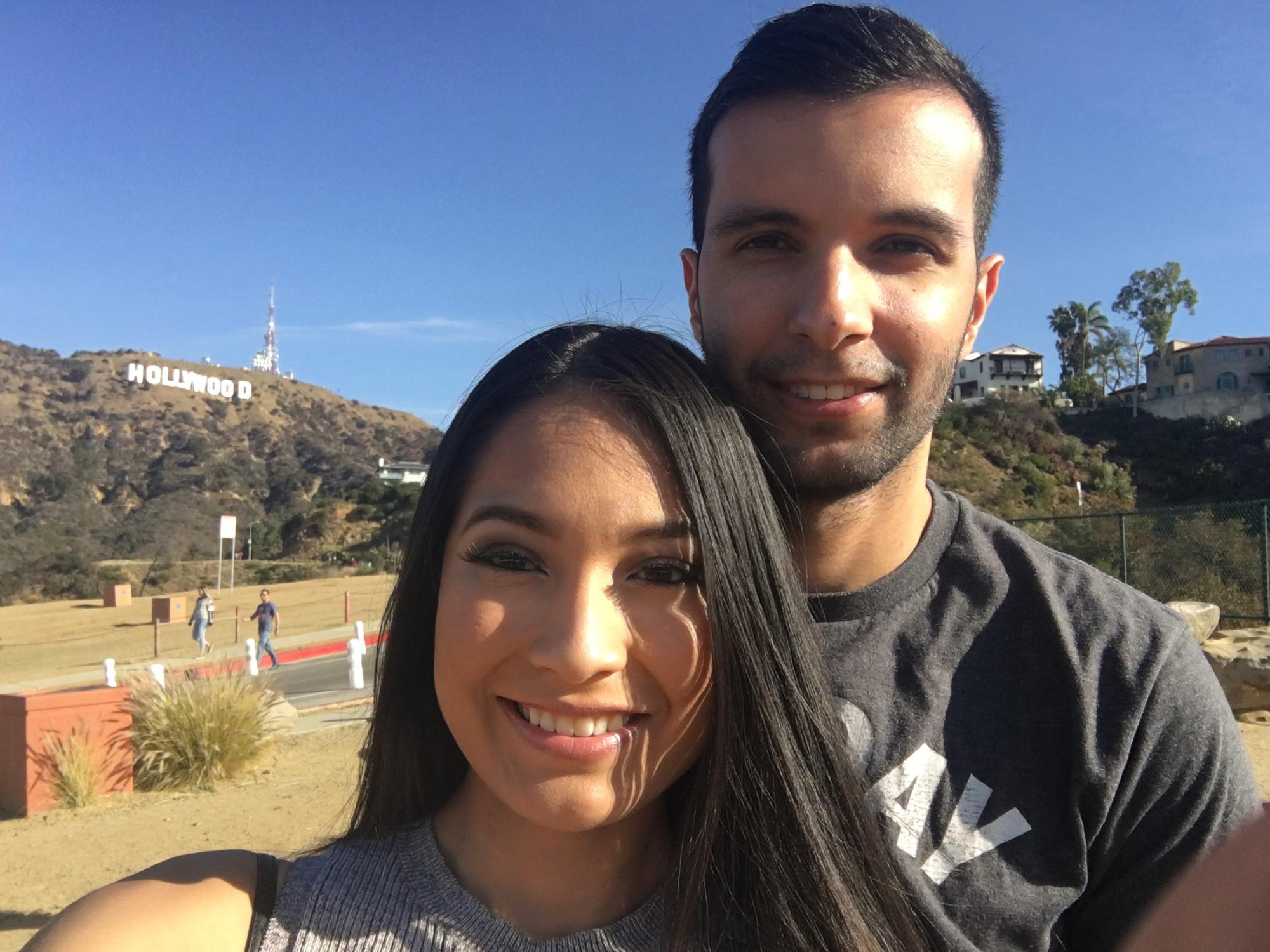 January 2018- Selfie in front of the Hollywood Sign :)