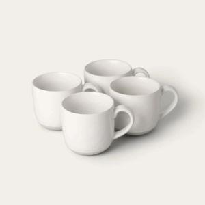 Mugs Pearl White