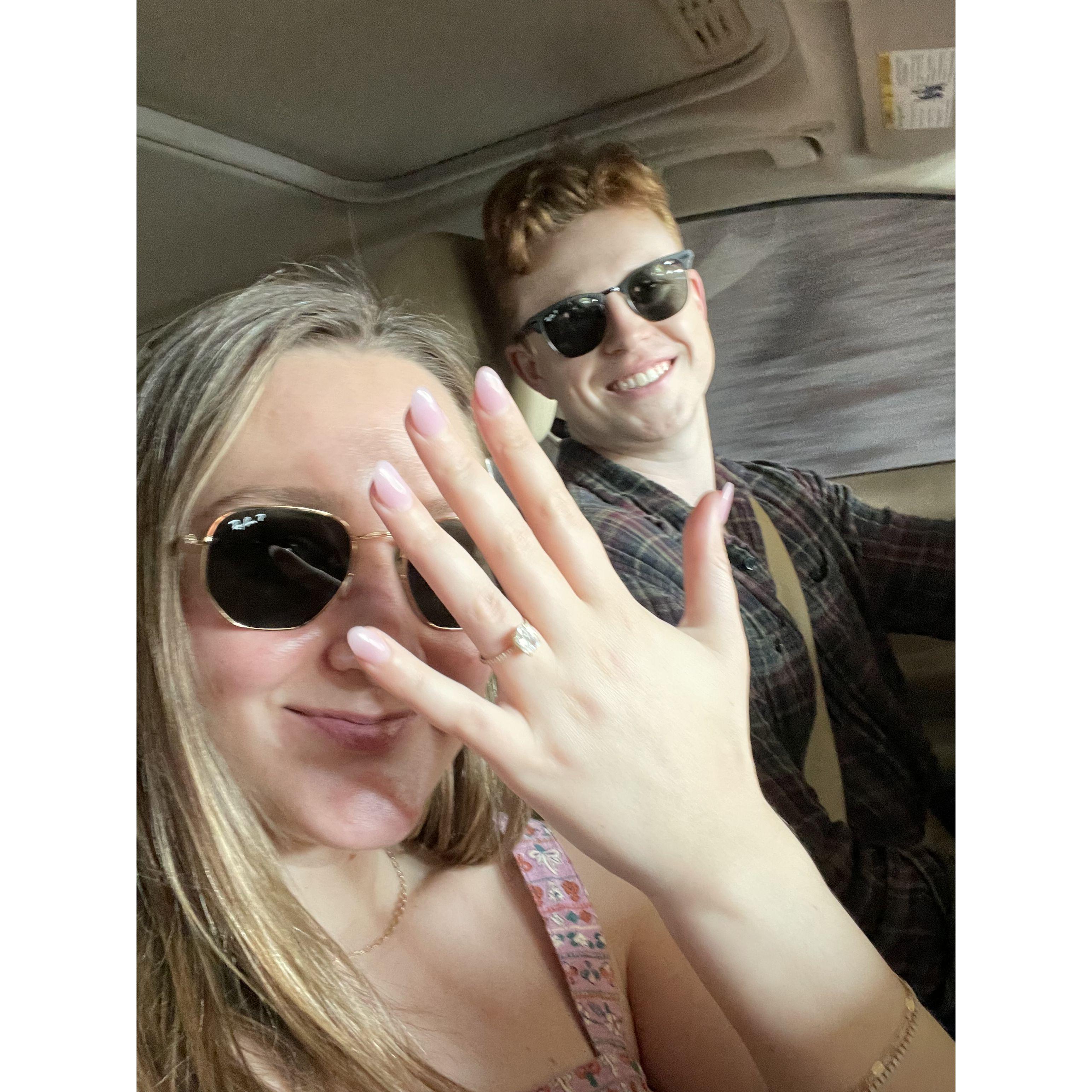post- engagement excitement