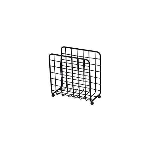 Spectrum Diversified Grid Napkin Holder, Upright Rustic Paper Napkin Dispenser for Kitchen Tables & Countertops, Vertical Napkin Stand With Farmhouse Charm