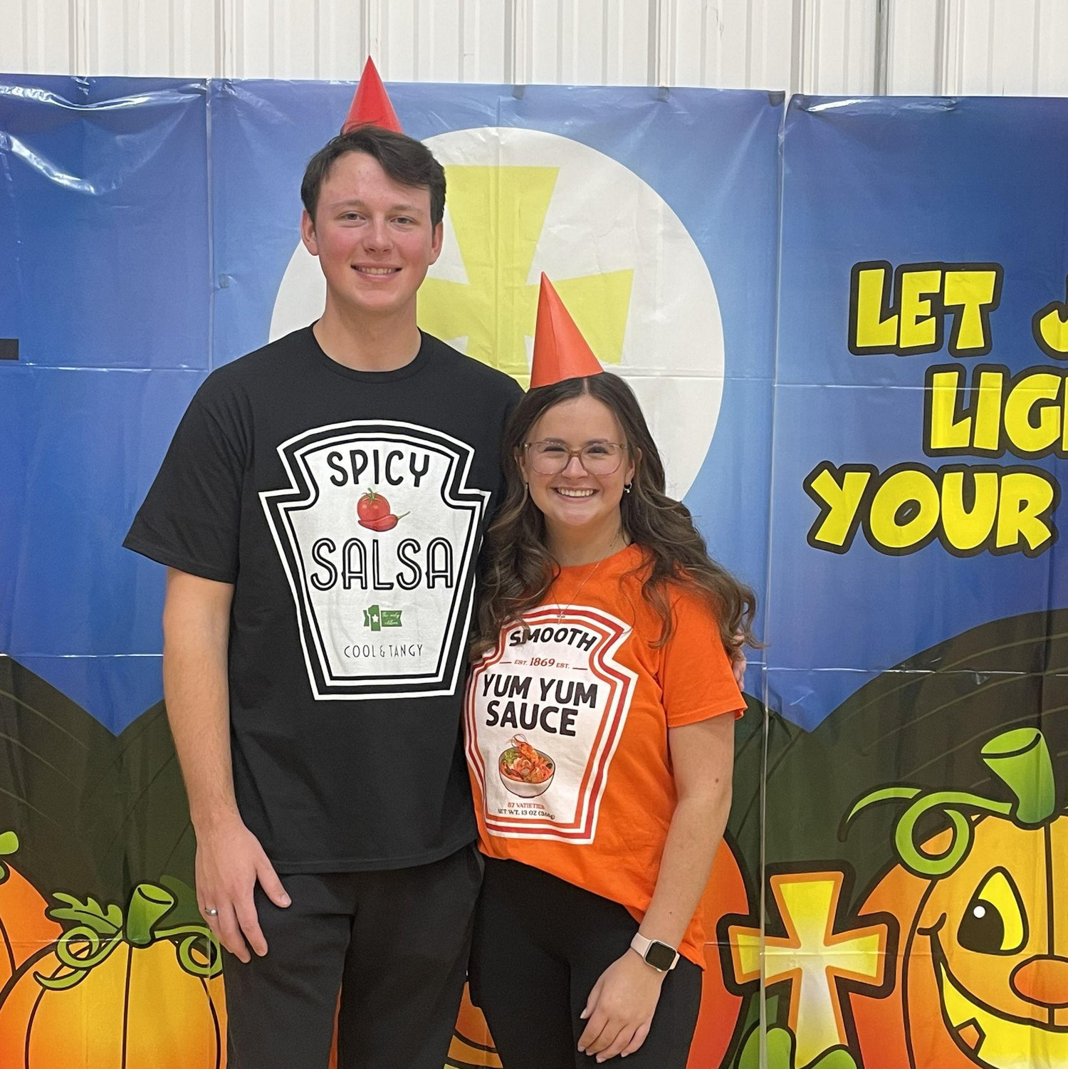 Our third Halloween 🎃
(Condiment group costume with the whole fam)