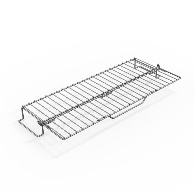 Ninja FlexFlame Upgrades Expandable Roast & Smoke Rack, More Indirect Cooking Space, Durable Stainless Steel Holds Up to 15lbs, Compatible with PG300 Series, XSKFLDINDRCTRK